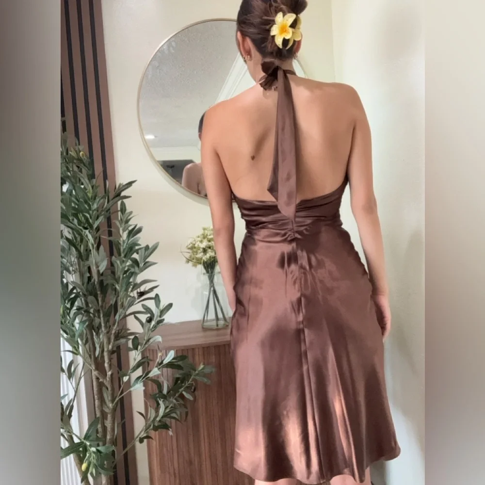 Morgan & Co. Brown vintage y2k Embellished dress - Picture 3 of 10